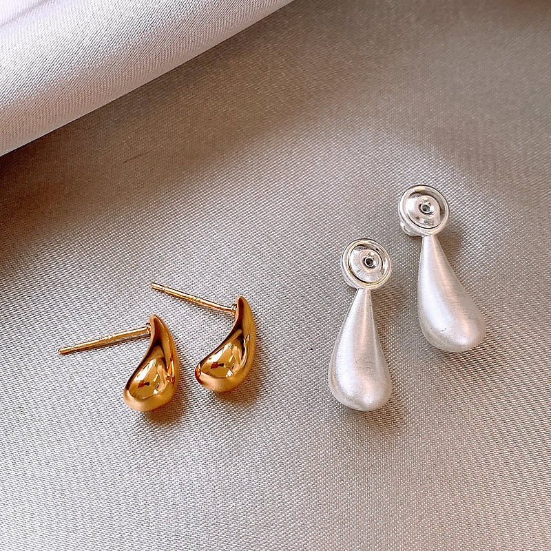 Alina – Boucles d’Oreilles Goutte Bicolores