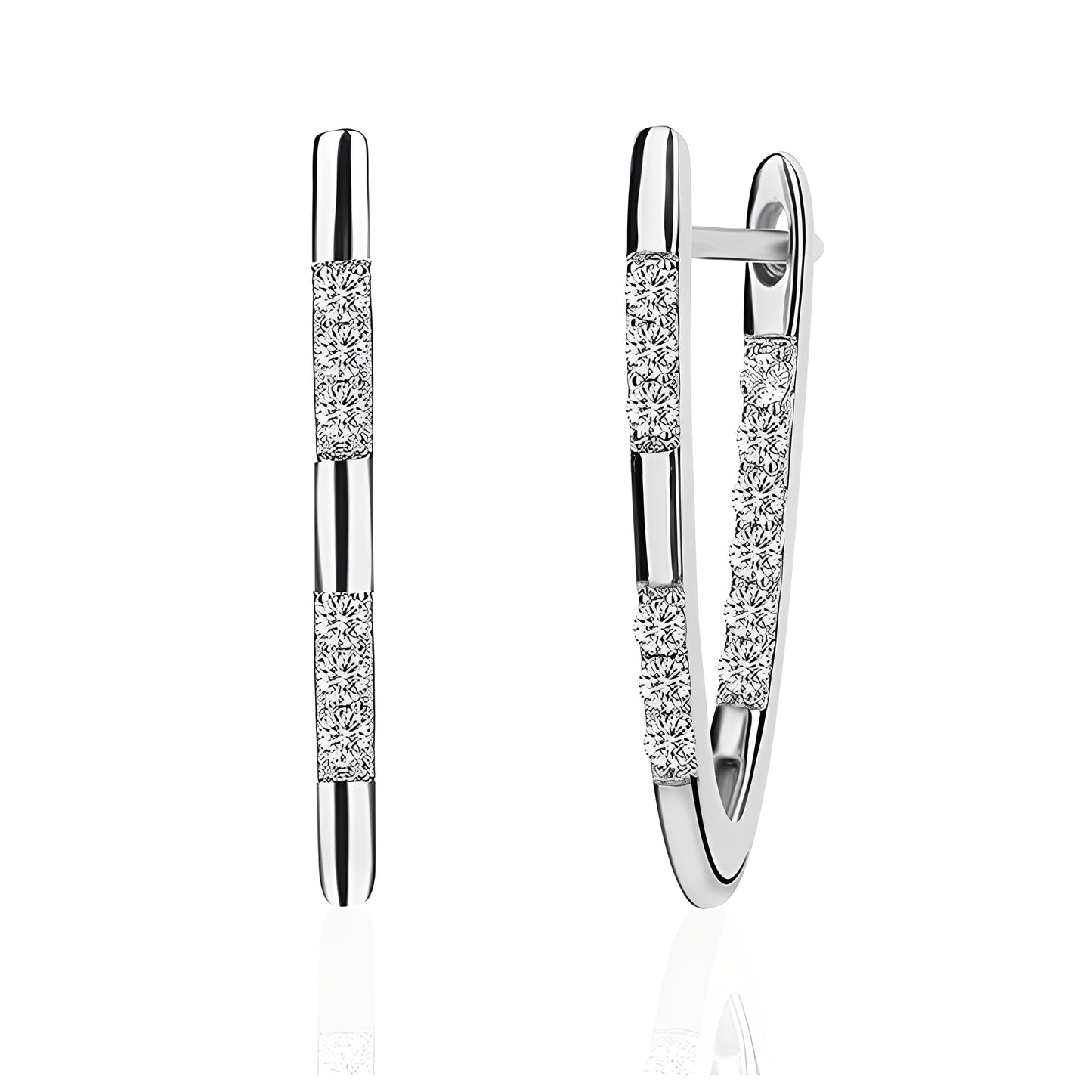 Cleah – Boucles Élégantes en Zircone Dorée