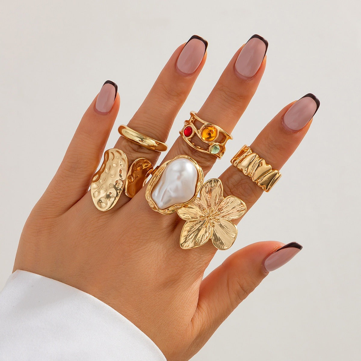 Merina – Set de 6 Bagues Statement