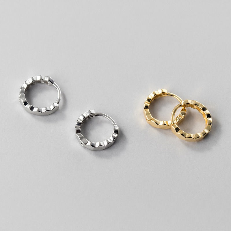 Mei – Clip d’Oreille Géométrique Brillant