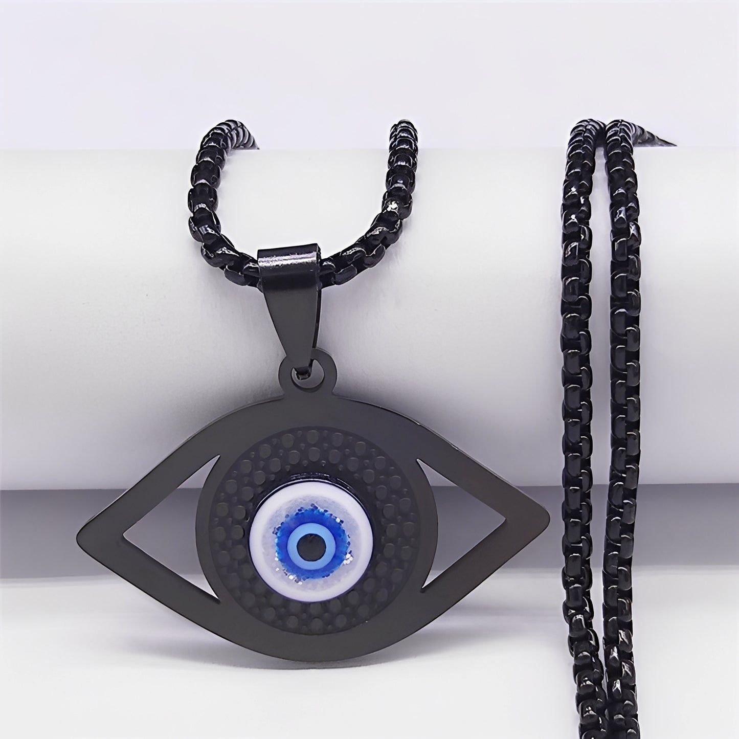 Kyra – Collier Protecteur Œil Bleu