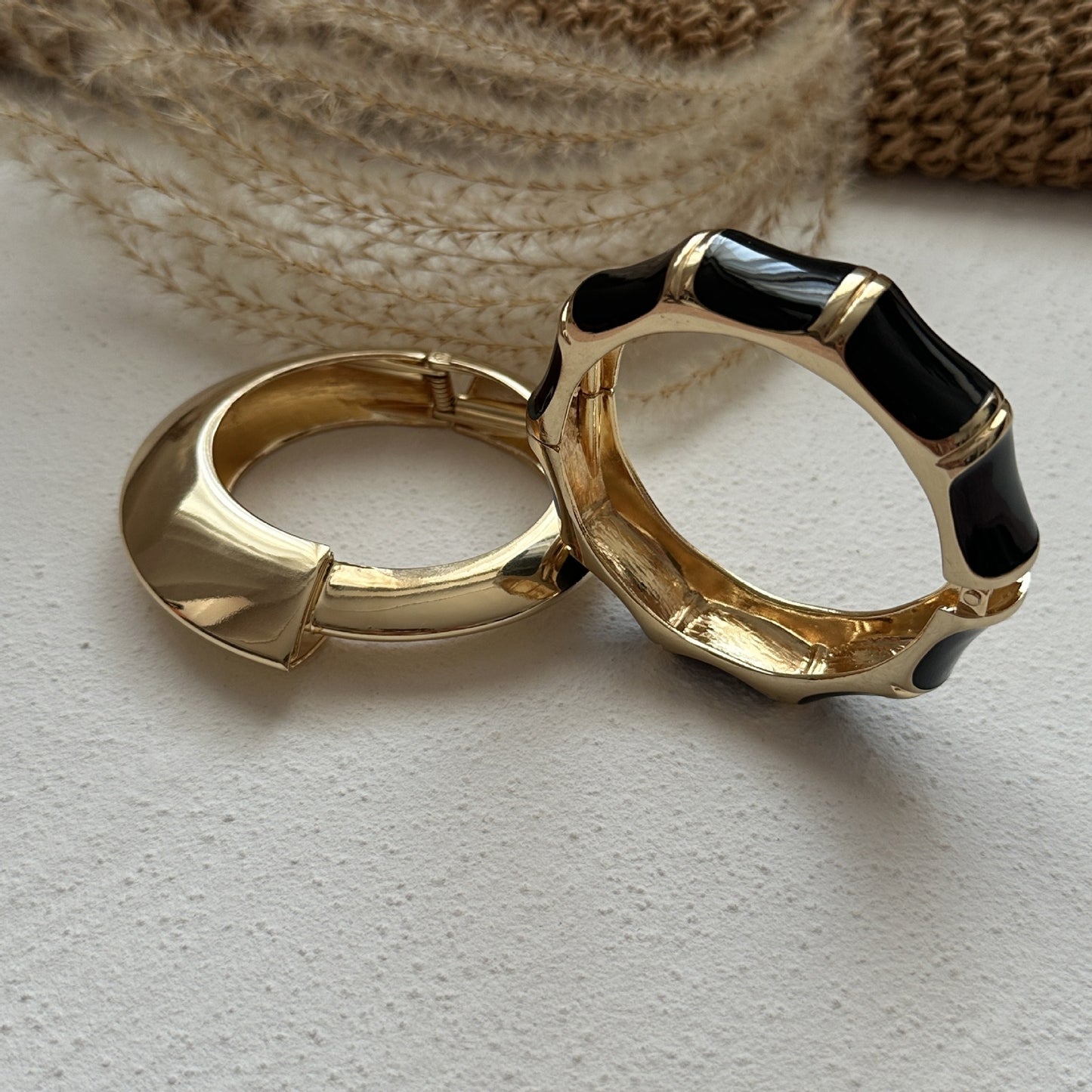 Naomi – Bracelet Bambou à Blocs de Couleurs