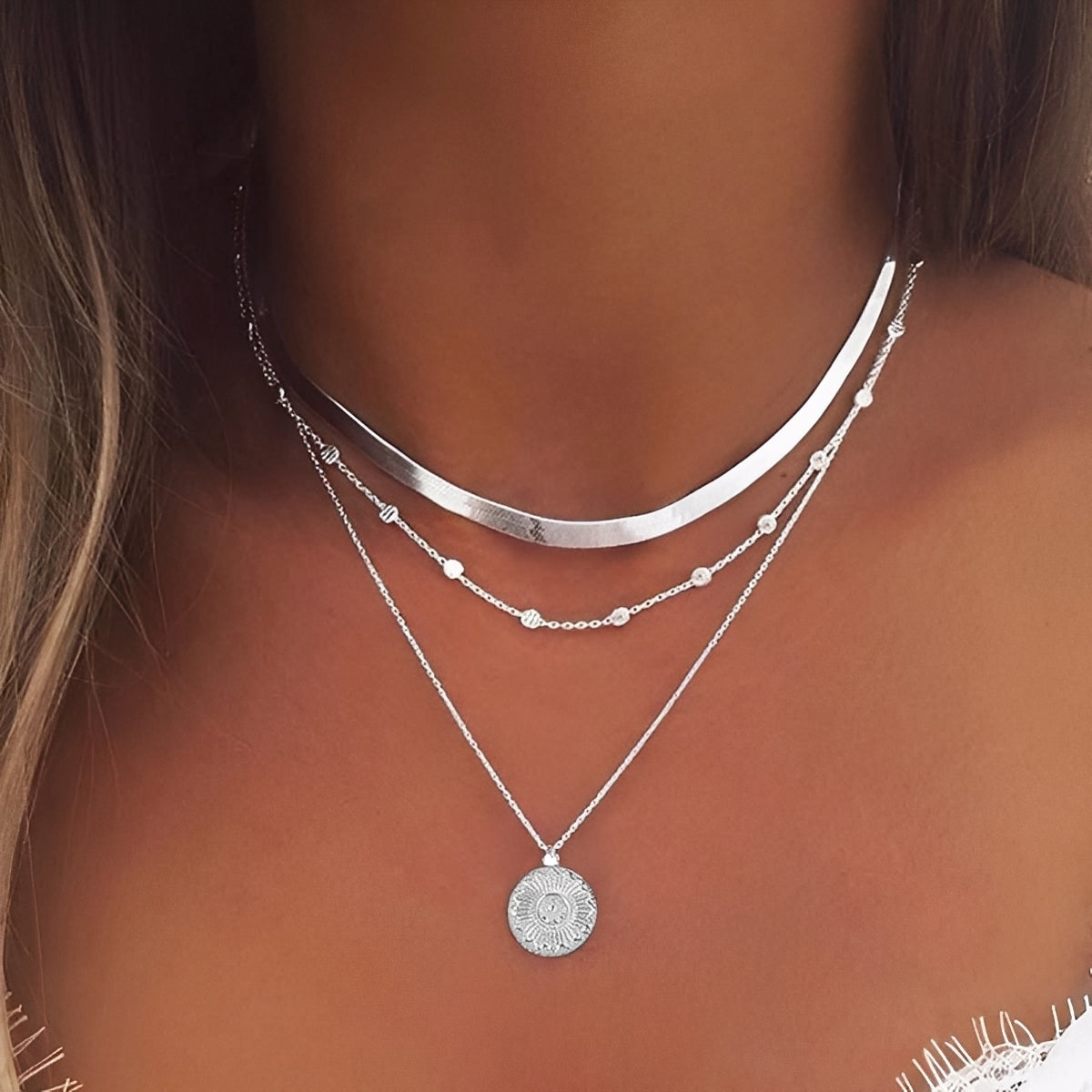 Dana – Collier Élégant en Argent