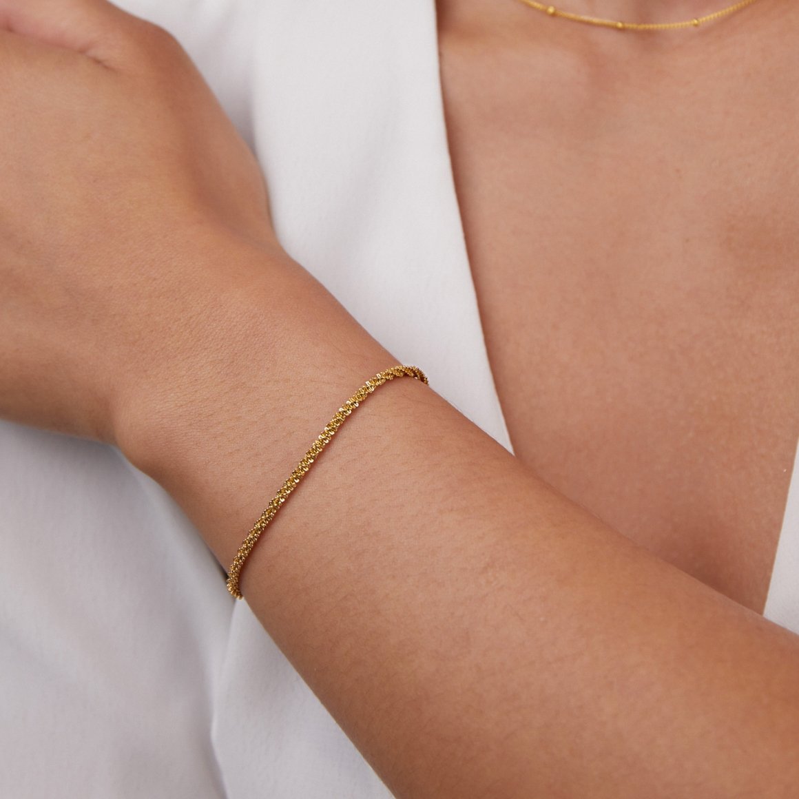 Kai – Bracelet Doré 18K Raffiné