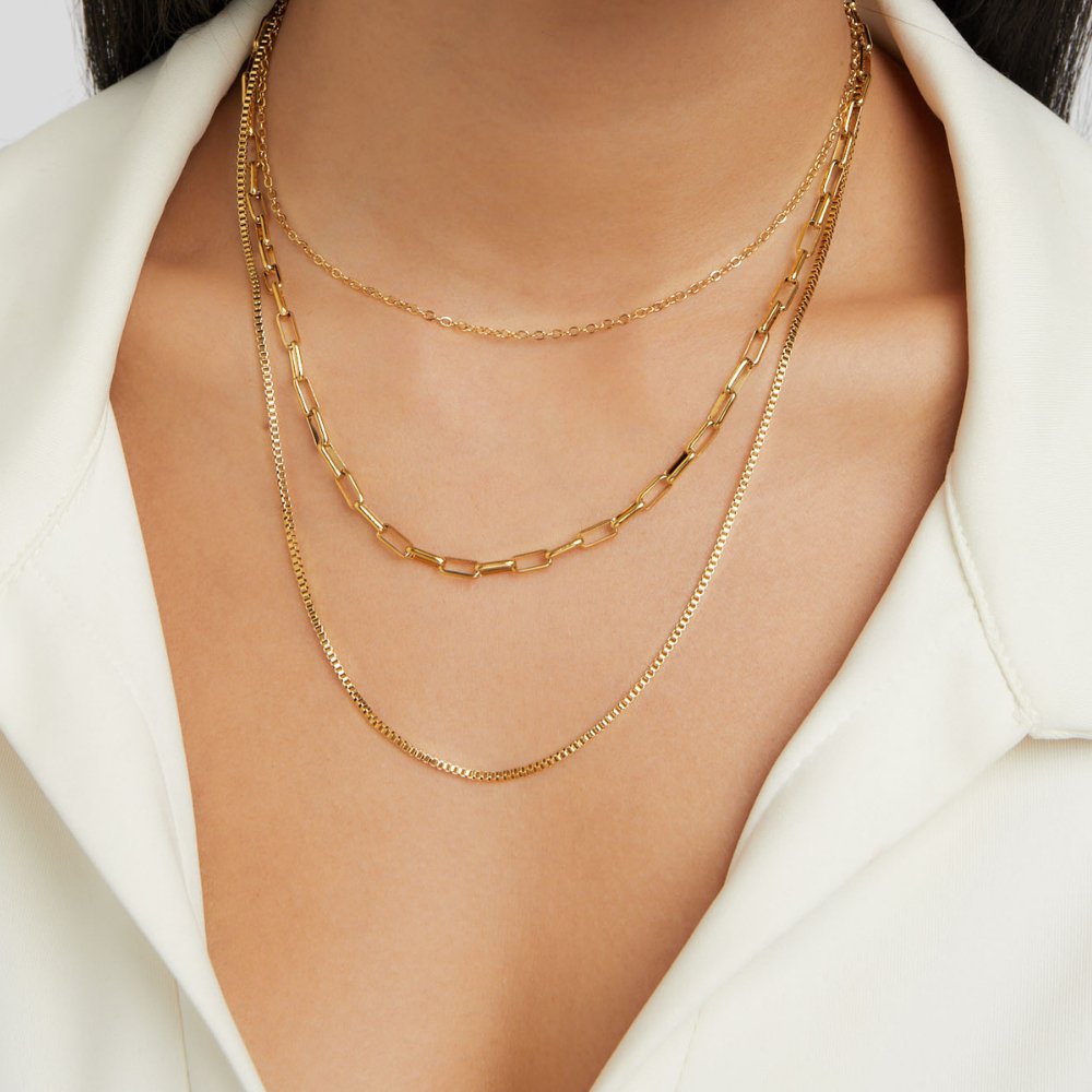 Miela – Collier à Chaînes Superposées