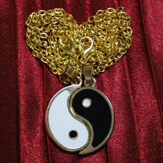 Tao – Collier Yin Yang Séparable pour Couple ou Amis
