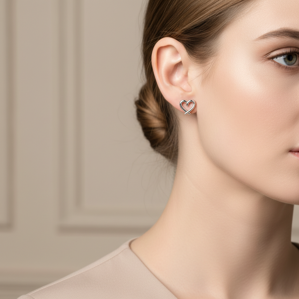 Olivia – Boucles d'oreilles Clous en Acier Inoxydable