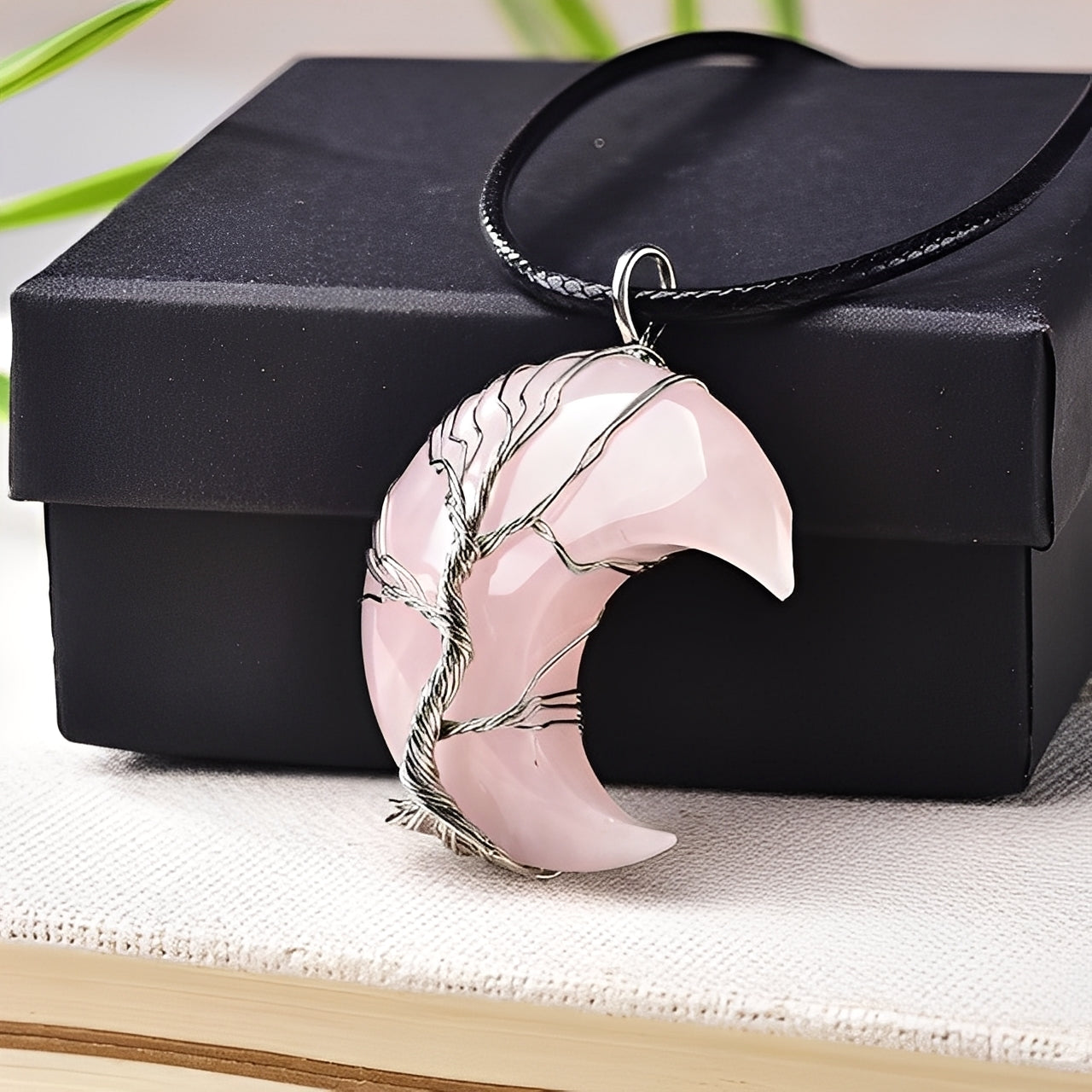 Kylie – Collier Croissant - Arbre de Vie