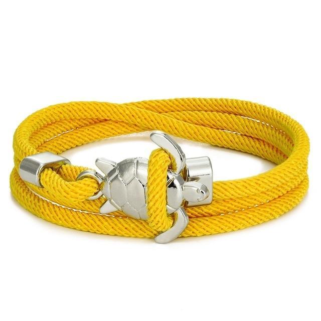 Nerida – Bracelet Artisanal avec Charme de Tortue de Mer