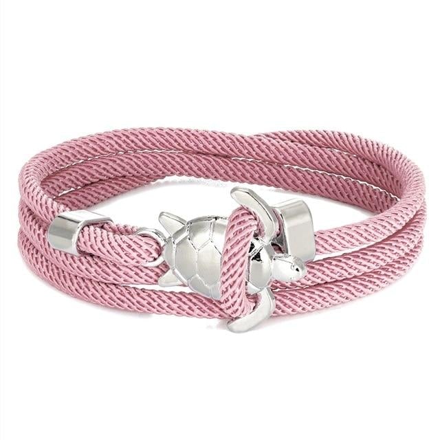 Nerida – Bracelet Artisanal avec Charme de Tortue de Mer