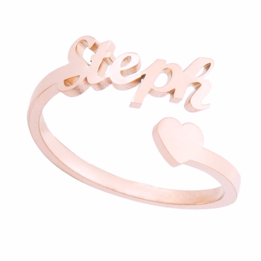 Elena – Bague Gravée avec Prénom