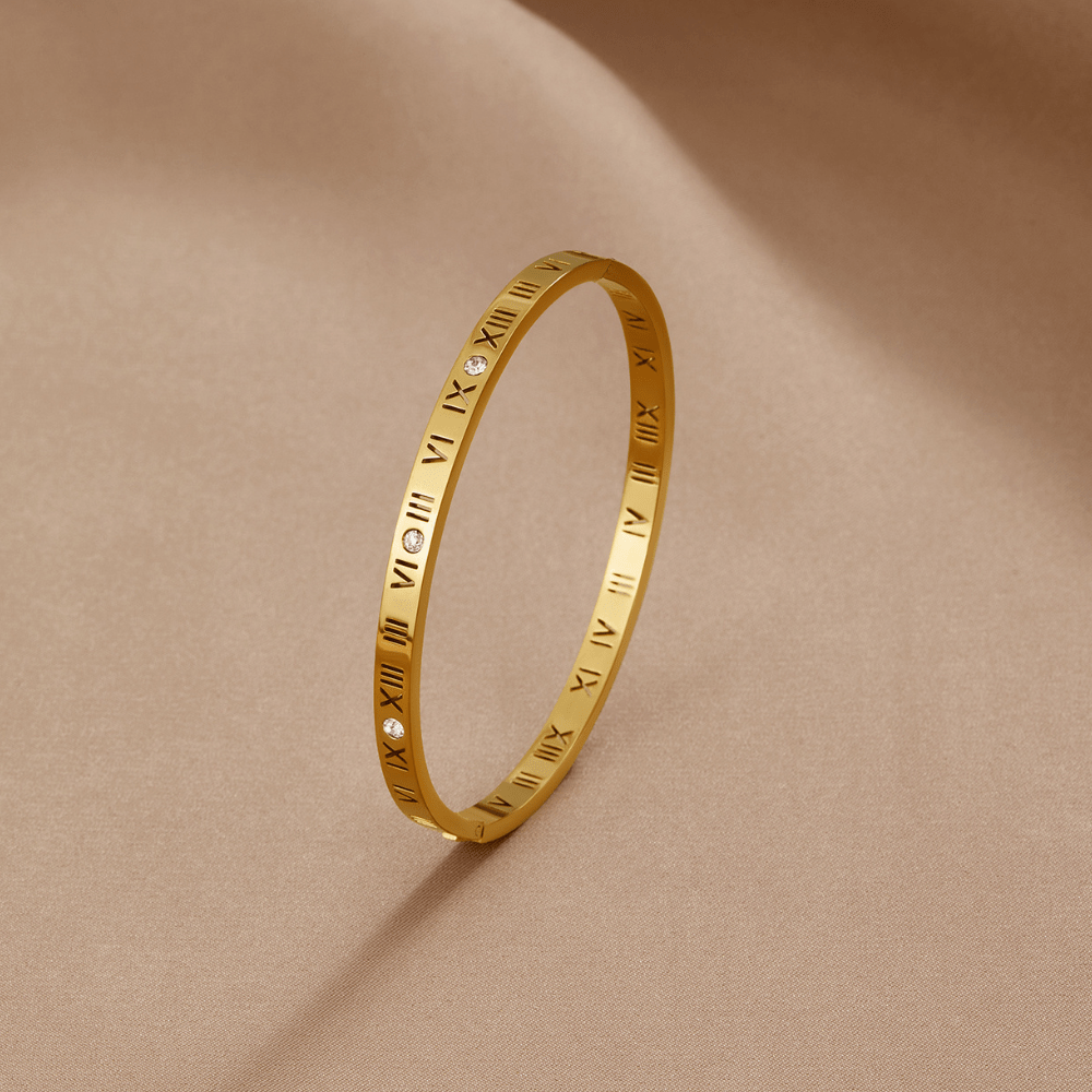 Vanya – Bracelet Jonc Or 18K Brillant