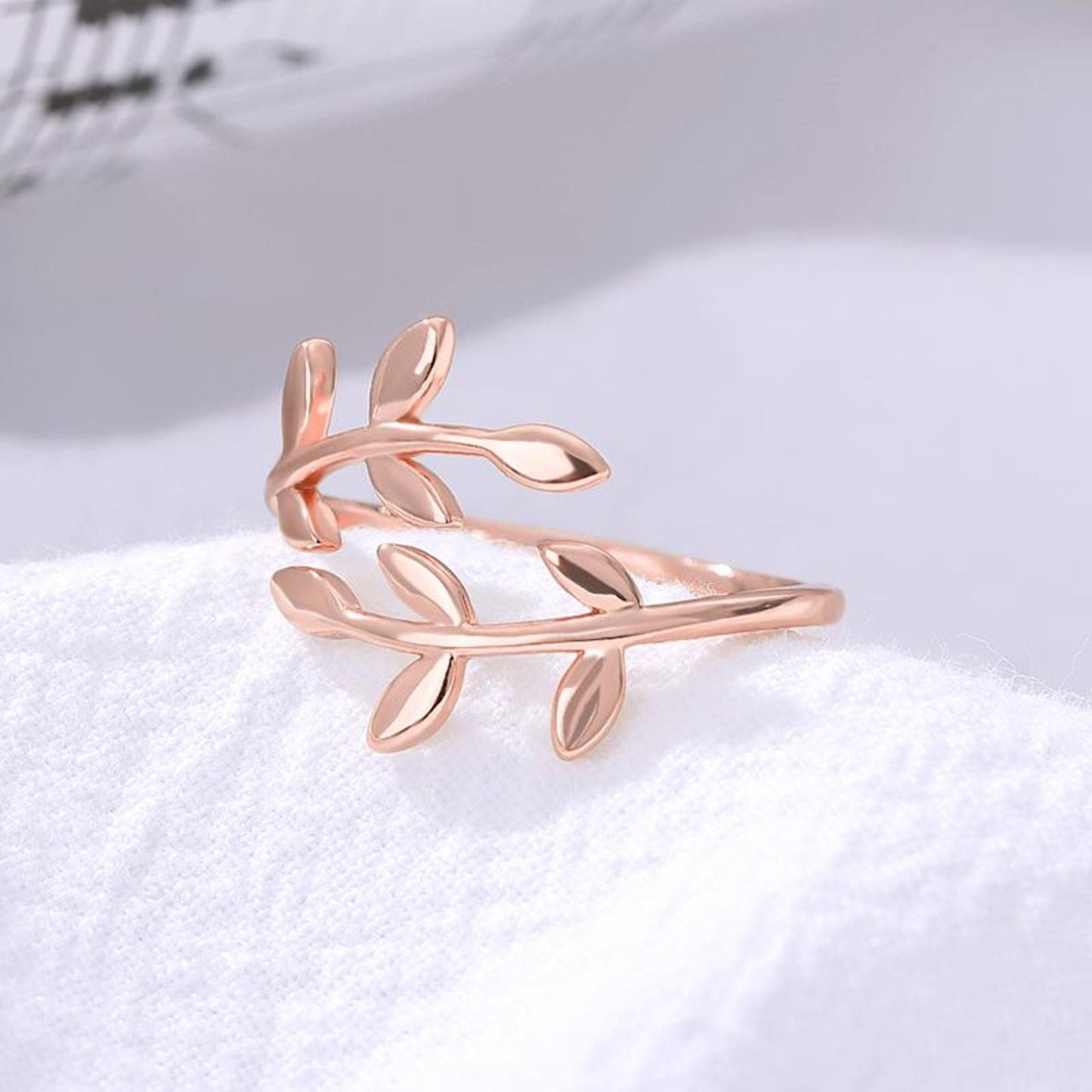 Jordin - Bague avec Petites Feuilles