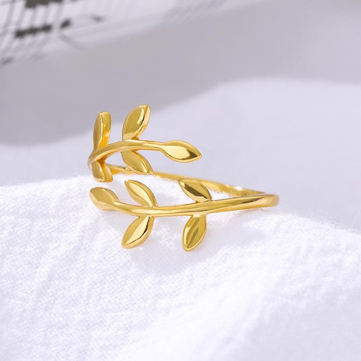 Jordin - Bague avec Petites Feuilles
