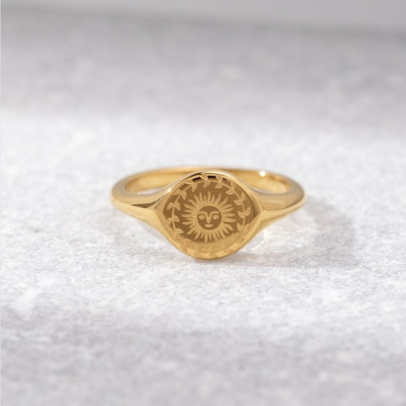 Solenne – Bague Solstice Dorée