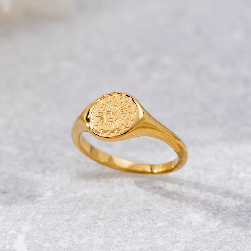 Solenne – Bague Solstice Dorée