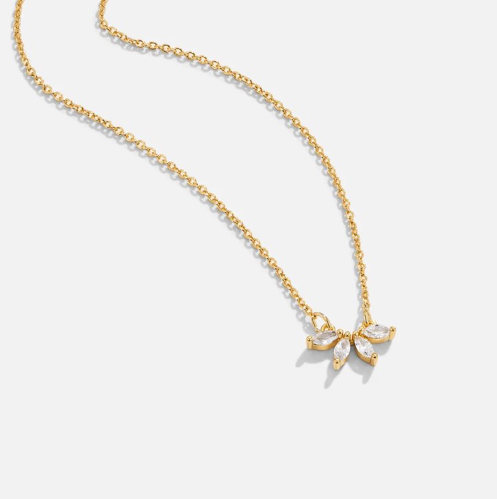 Tiffany – Collier Pendentif Feuille en Cristal
