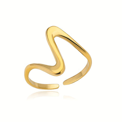 Rea – Bague Ajustable Type Manchette de Style Moderne