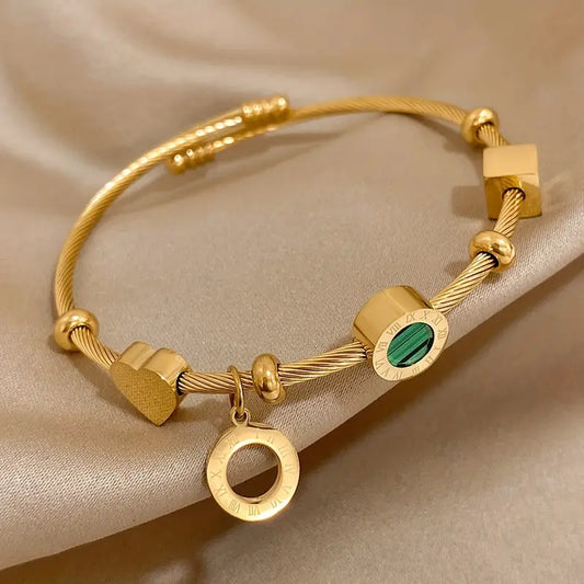 Rhian – Bracelet Doré Signature