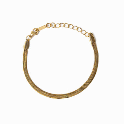 Livia – Bracelet Serpent Doré Élégant