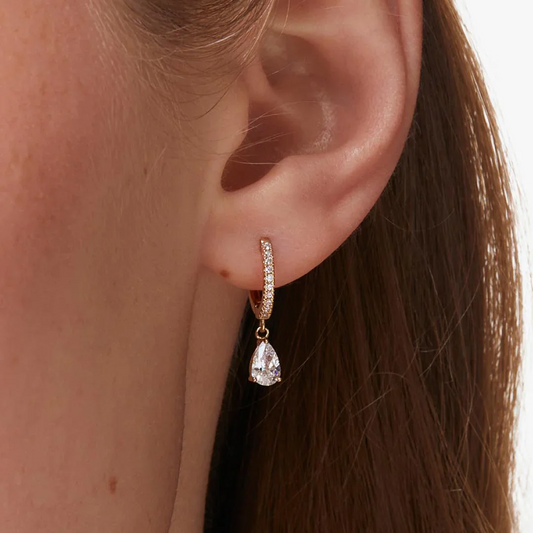 Ivoiree – Boucles d’Oreilles Blanc Ivoire