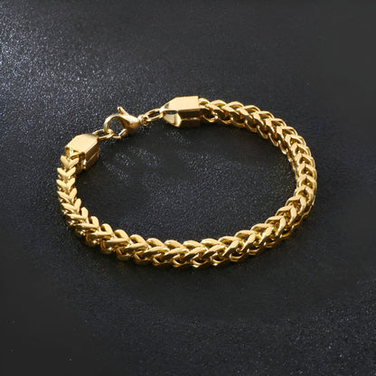 Franco – Bracelet Doré Élégant