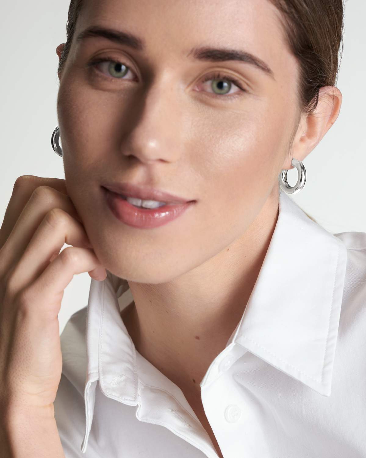 Leila - Petites créoles en argent