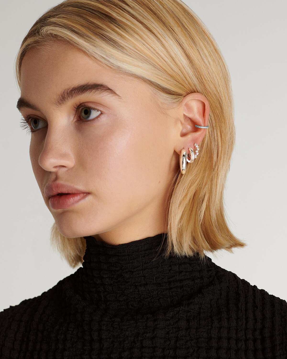 Thena - Manchettes d'oreilles en argent