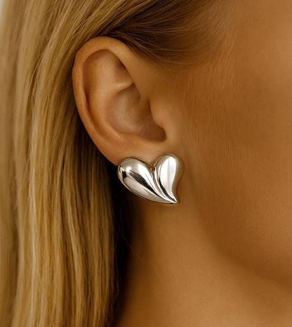 Selena – Boucles d’Oreilles Glossy Élégance Moderne