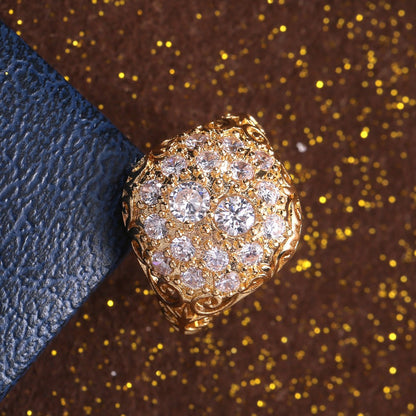 Seraphina – Bague Diamant Époque Dorée