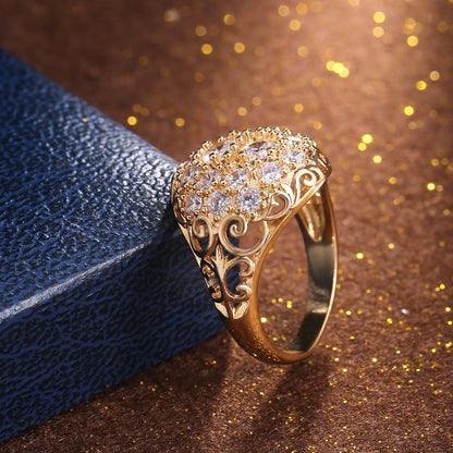 Seraphina – Bague Diamant Époque Dorée