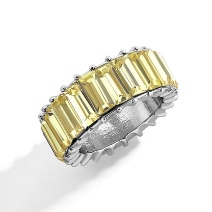 Naya – Bague Géométrique Tendance en Alliage Coloré