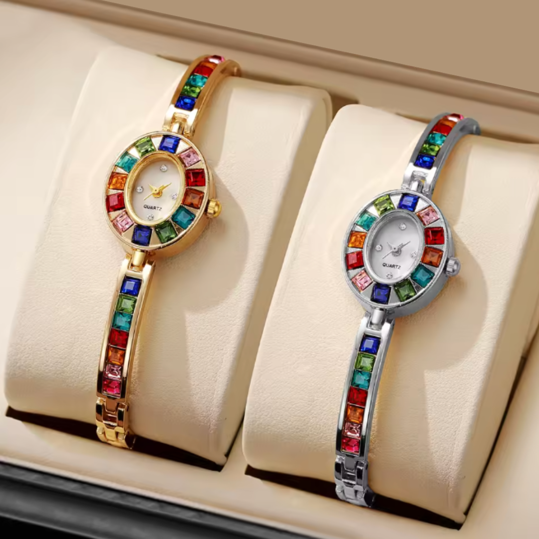 Rayna – Montre Éclat Soleil et Lunette Prismée