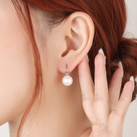 Cess - Boucles d’Oreilles Vintage Élégance en Perles