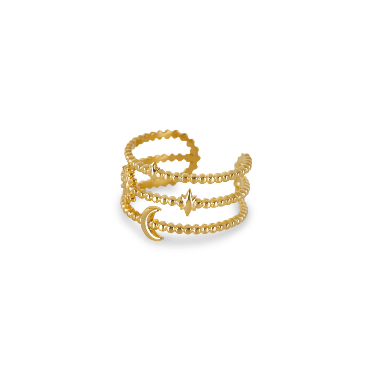 Luna – Bague Ajustable Élégante