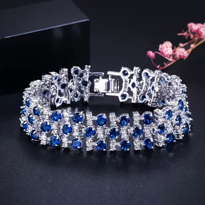 Rhian – Bracelet Zircon All-Match Haut de Gamme