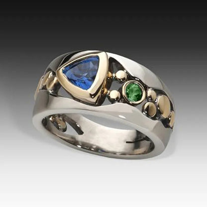 Mariella – Bague vintage bleue