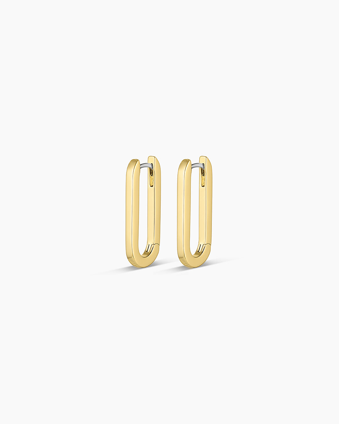 Parker - Boucles d'oreilles Huggies Rectangulaires