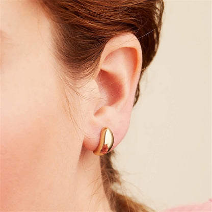 Celeste - Boucles d'oreilles en forme de gouttes en or