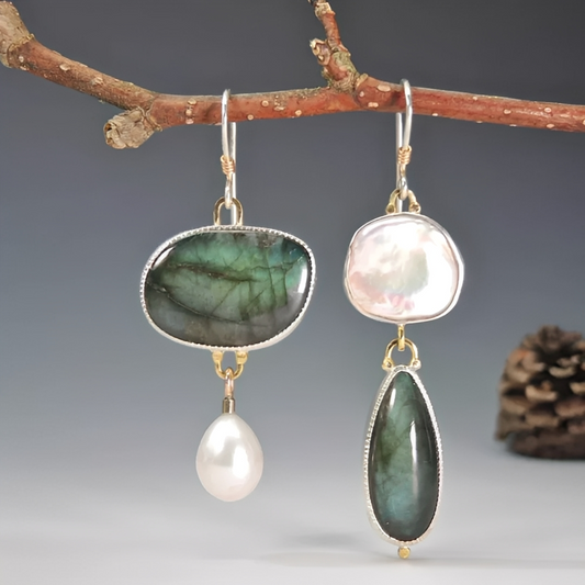 Jea – Boucles d’Oreilles Vintage en Pierre