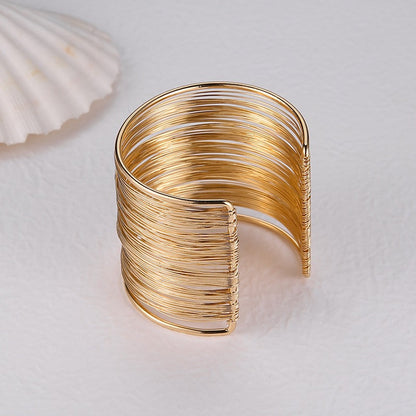 Nadine - Bracelet Doré au Style Vintage