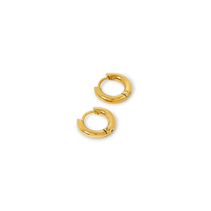 Nathalie – Boucles Huggie en Or Moderne