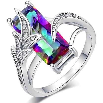 Valerie – Bague Étincelante en Topaze Arcane