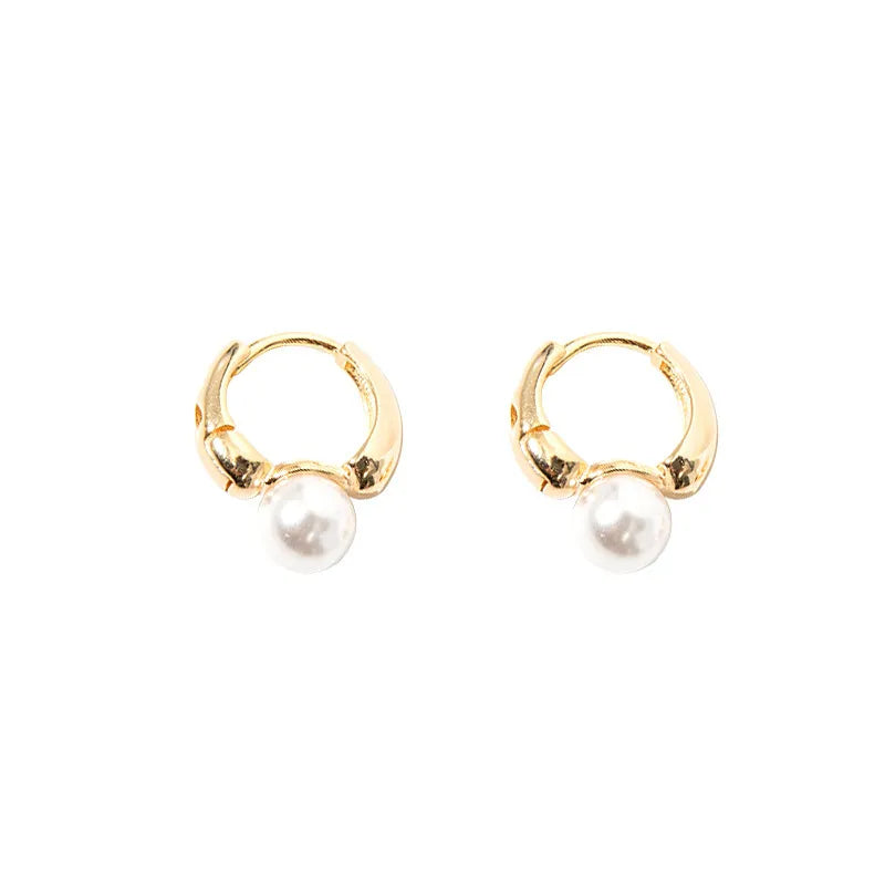 Mirelle – Charm Minimaliste en Or et Perle