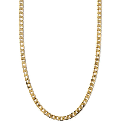 Auriane – Collier Gourmette à Maillons Plats