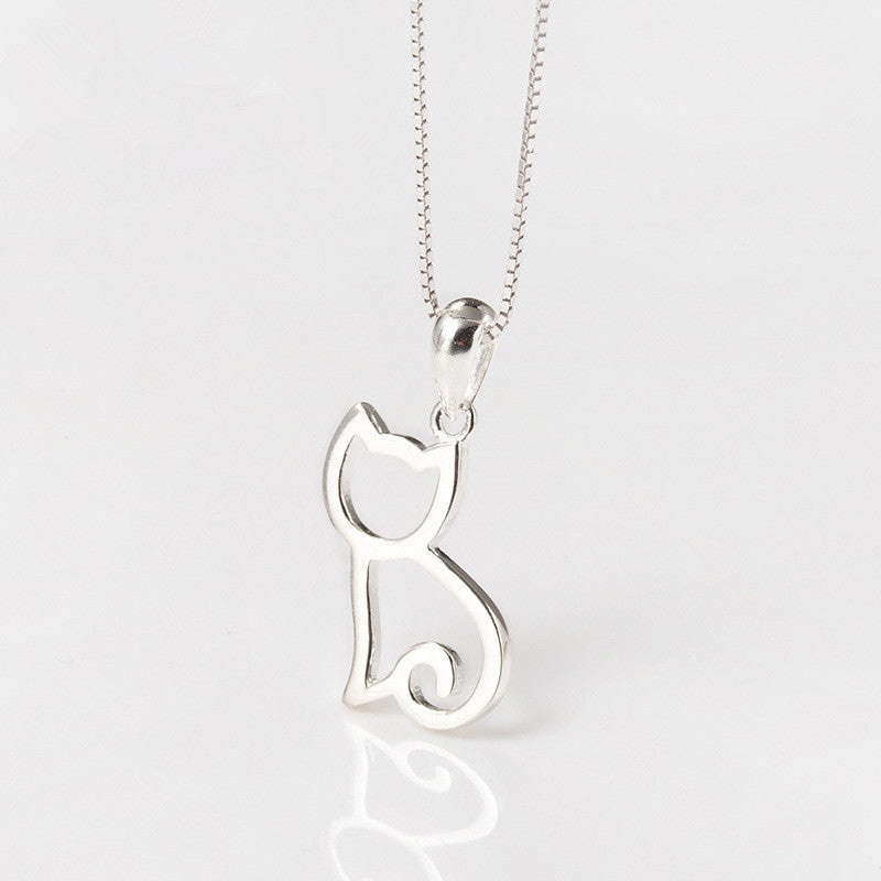 Pendentif Chat Mignon - Collier Creux