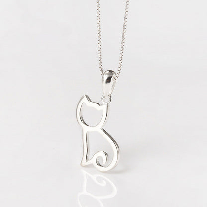 Pendentif Chat Mignon - Collier Creux