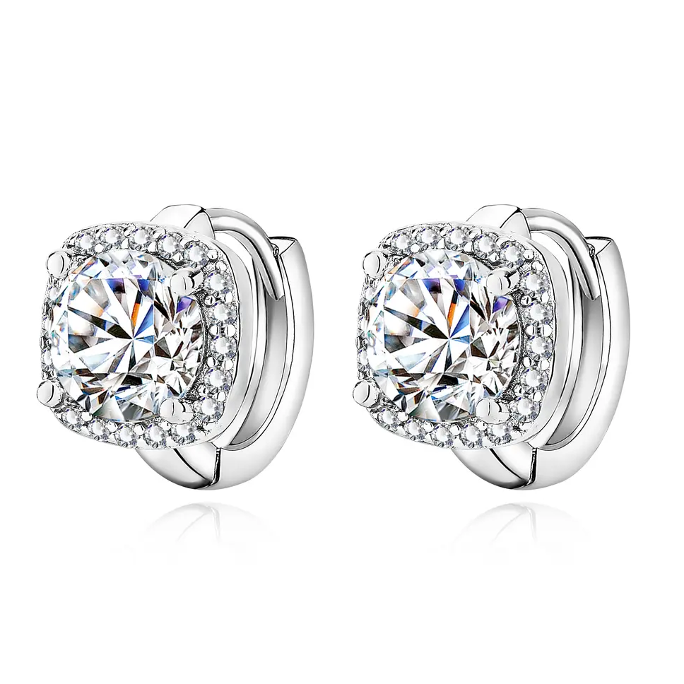 Nadine – Boucles Carrées en Or 18K