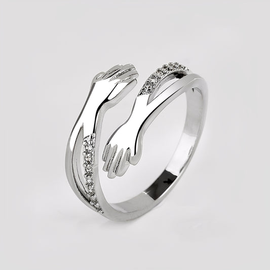 Fern – Bague Hug Diamantée