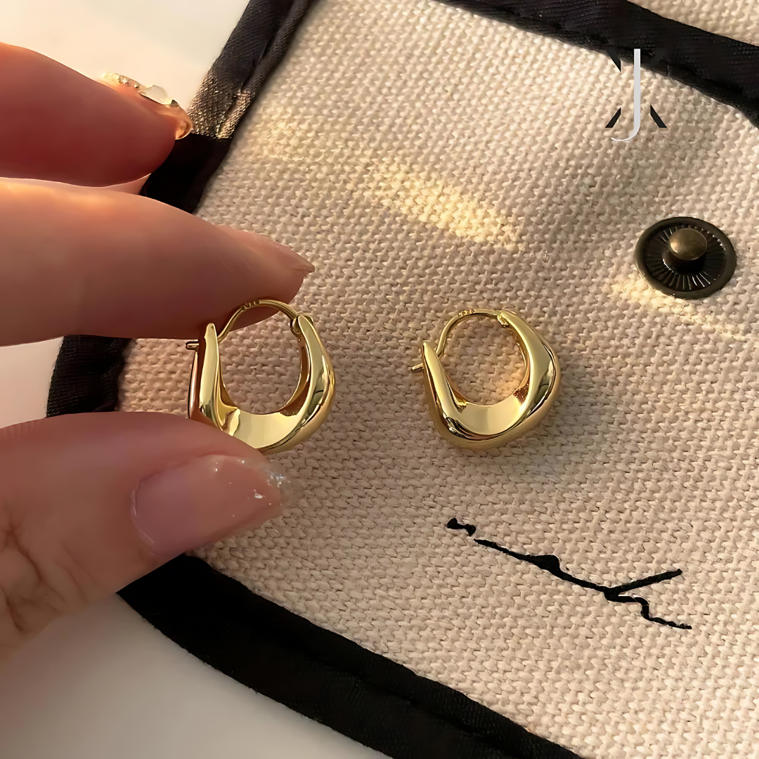 Eva – Boucles d’Oreilles Géométriques Irrégulières